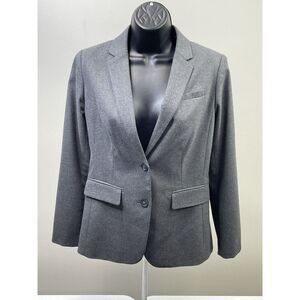 Banana Republic Women Gray Knotched Lapel 2 Button Front Blazer‎ size 2P.